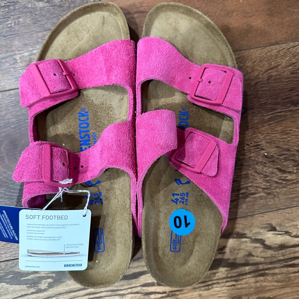 Fuchia Tulip Birkenstock 10us 41